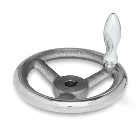 Otto Ganter Handwheel with Large Hub, GN 950.1